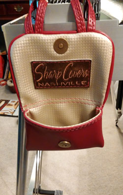 pick and bar pouch by Sharp Covers Nashville